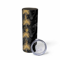Hawaiian Honu And Surfboards Skinny Tumbler Gold Style - Polynesian Pride