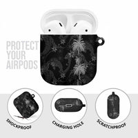 Hawaiian Honu And Surfboards AirPods Case Silver Style - Polynesian Pride