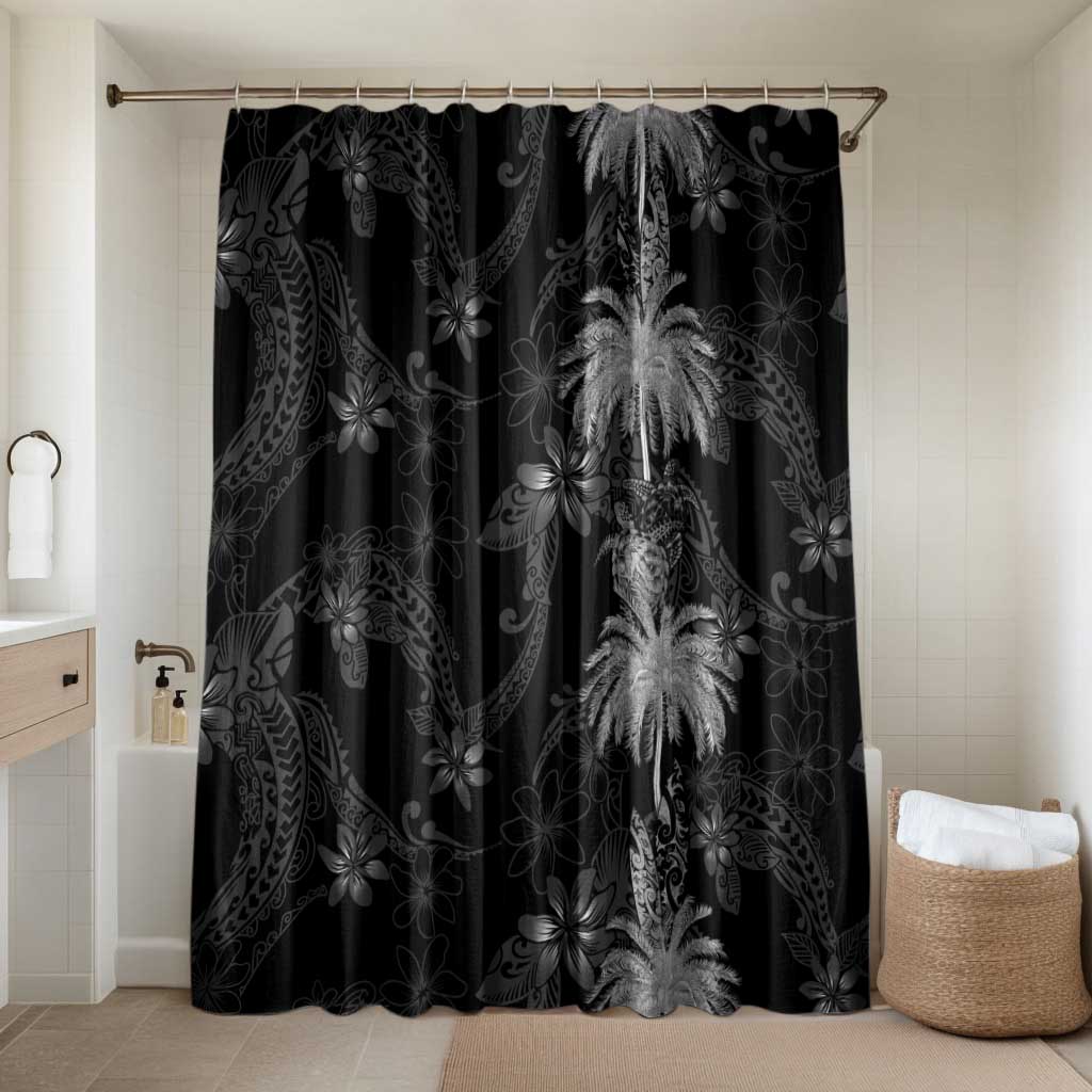 Hawaiian Honu And Surfboards Bathroom Set Silver Style - Polynesian Pride