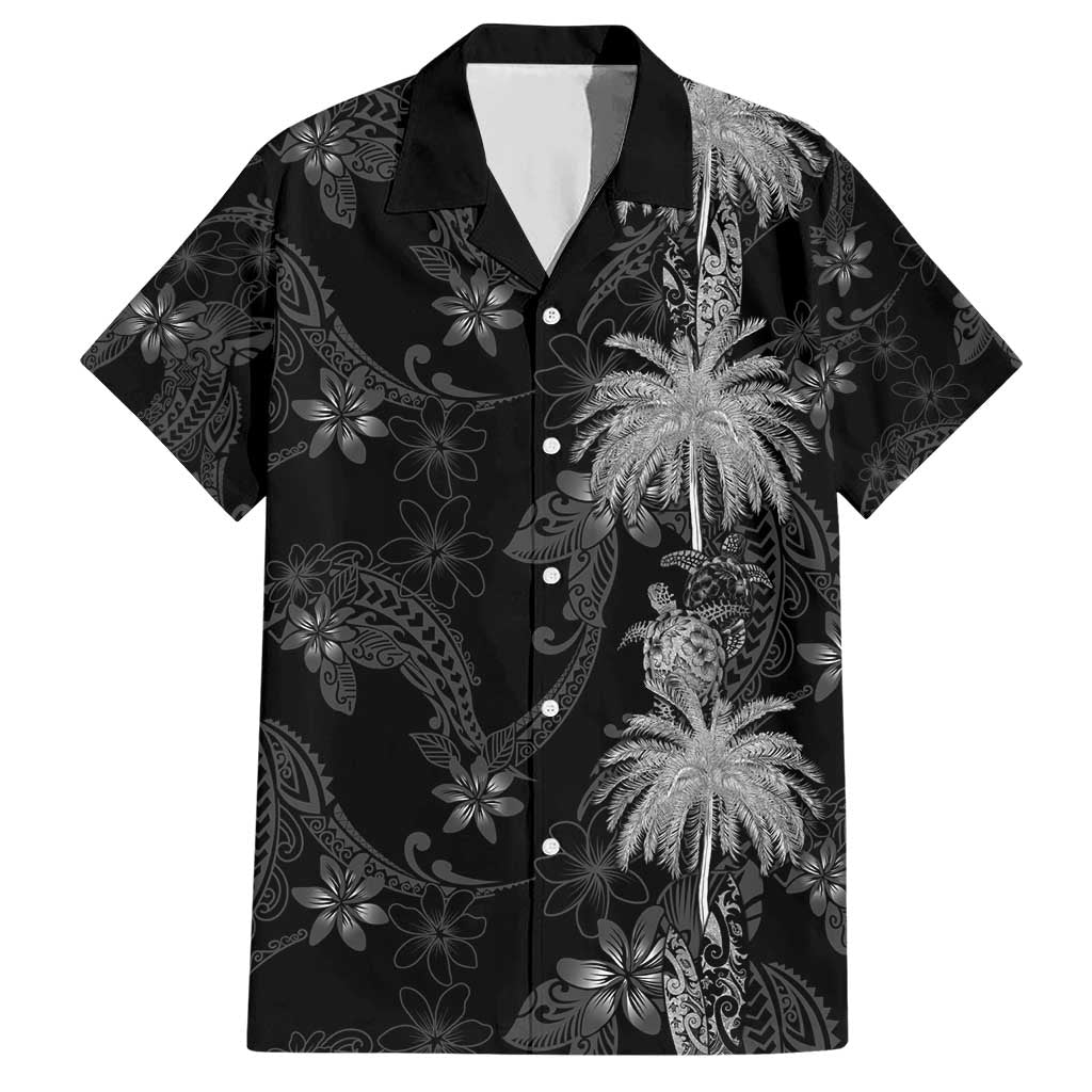 Hawaiian Honu And Surfboards Hawaiian Shirt Silver Style - Polynesian Pride