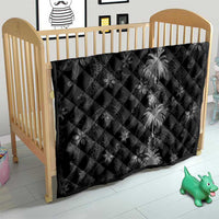 Hawaiian Honu And Surfboards Quilt Silver Style - Polynesian Pride