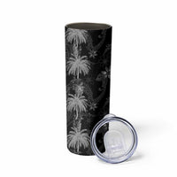 Hawaiian Honu And Surfboards Skinny Tumbler Silver Style - Polynesian Pride