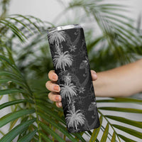Hawaiian Honu And Surfboards Skinny Tumbler Silver Style - Polynesian Pride