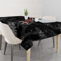 Hawaiian Honu And Surfboards Tablecloth Silver Style - Polynesian Pride