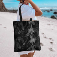 Hawaiian Honu And Surfboards Tote Bag Silver Style - Polynesian Pride