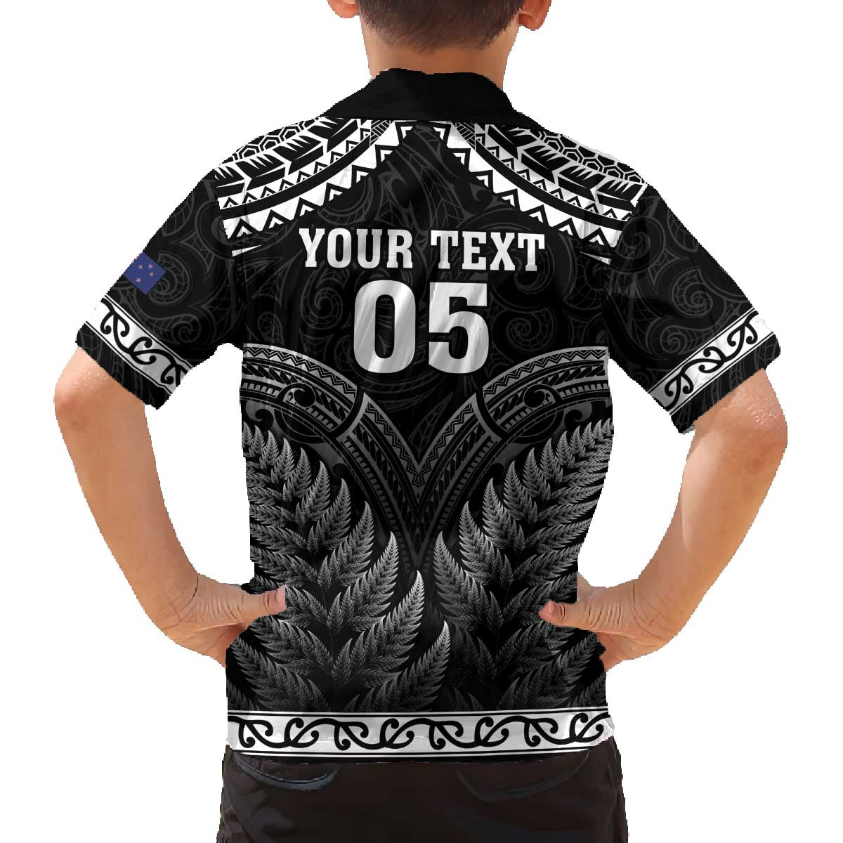 Custom New Zealand Maori Tiki Rugby Family Matching Puletasi and Hawaiian Shirt Go Aotearoa Maori Pattern