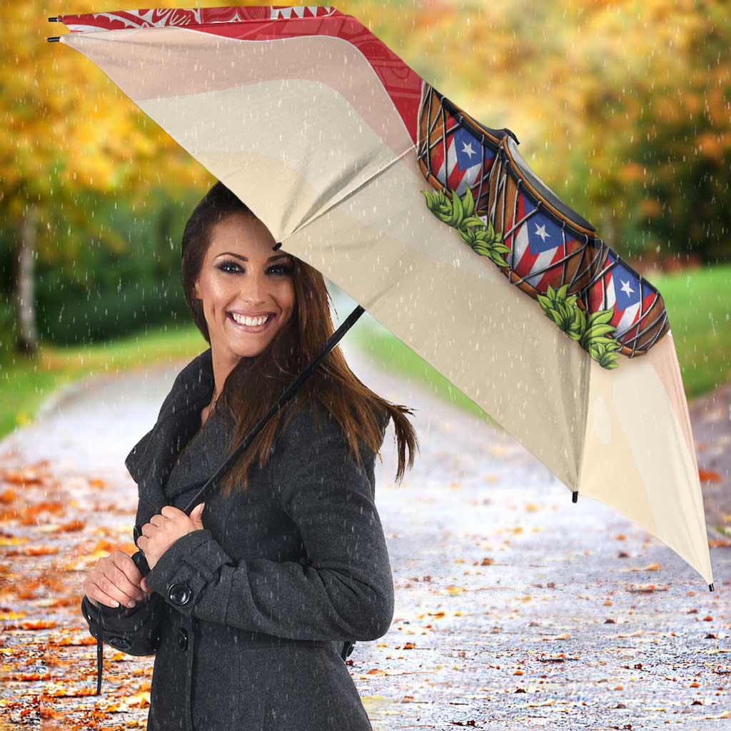 Puerto Rico Umbrella Coqui Frog With Polynesian Pattern - Polynesian Pride