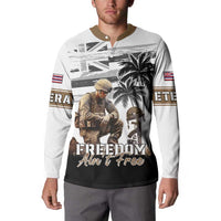 Hawaii Veterans Day Button Sweatshirt Honor The Fallen Flag Grunge Style