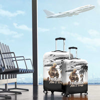 Hawaii Veterans Day Luggage Cover Honor The Fallen Flag Grunge Style