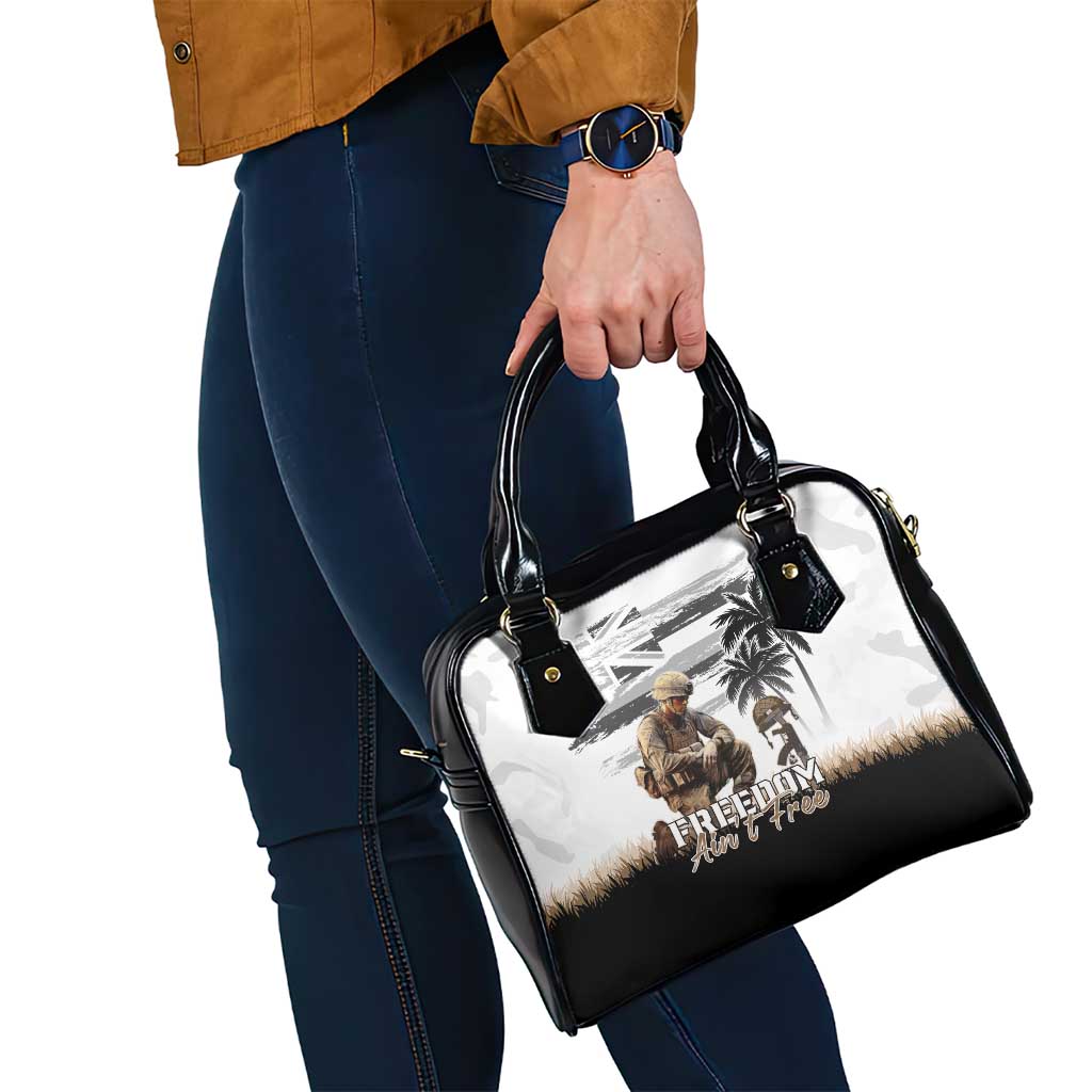 Hawaii Veterans Day Shoulder Handbag Honor The Fallen Flag Grunge Style