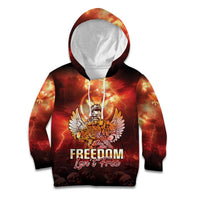 Hawaii Veterans Day Kid Hoodie May We Never Forget Freedom Isn't Free LT05 Hoodie Red - Polynesian Pride