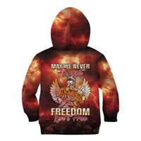 Hawaii Veterans Day Kid Hoodie May We Never Forget Freedom Isn't Free LT05 - Polynesian Pride