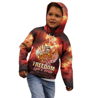 Hawaii Veterans Day Kid Hoodie May We Never Forget Freedom Isn't Free LT05 - Polynesian Pride
