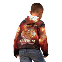Hawaii Veterans Day Kid Hoodie May We Never Forget Freedom Isn't Free LT05 - Polynesian Pride