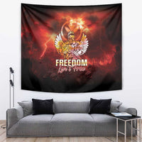 Hawaii Veterans Day Tapestry May We Never Forget Freedom Isn't Free LT05 Red - Polynesian Pride