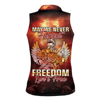 Hawaii Veterans Day Women Sleeveless Polo Shirt May We Never Forget Freedom Isn't Free LT05 - Polynesian Pride