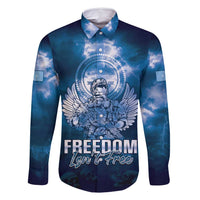 Federated States of Micronesia Veterans Day Family Matching Mermaid Dress and Hawaiian Shirt May We Never Forget Freedom Isn't Free