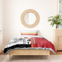 French Polynesia Armistice Day Bedding Set Lest We Forget Flag Style