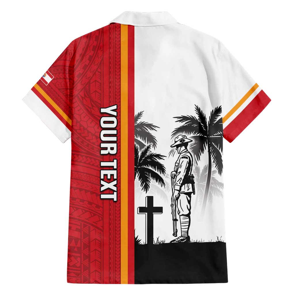 French Polynesia Armistice Day Family Matching Summer Maxi Dress and Hawaiian Shirt Lest We Forget Flag Style LT05 - Polynesian Pride
