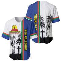 New Caledonia Armistice Day Baseball Jersey Lest We Forget Flag Style LT05 - Polynesian Pride