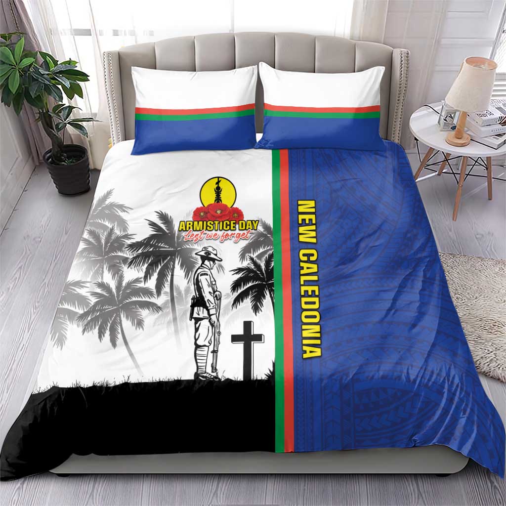 New Caledonia Armistice Day Bedding Set Lest We Forget Flag Style LT05 - Polynesian Pride