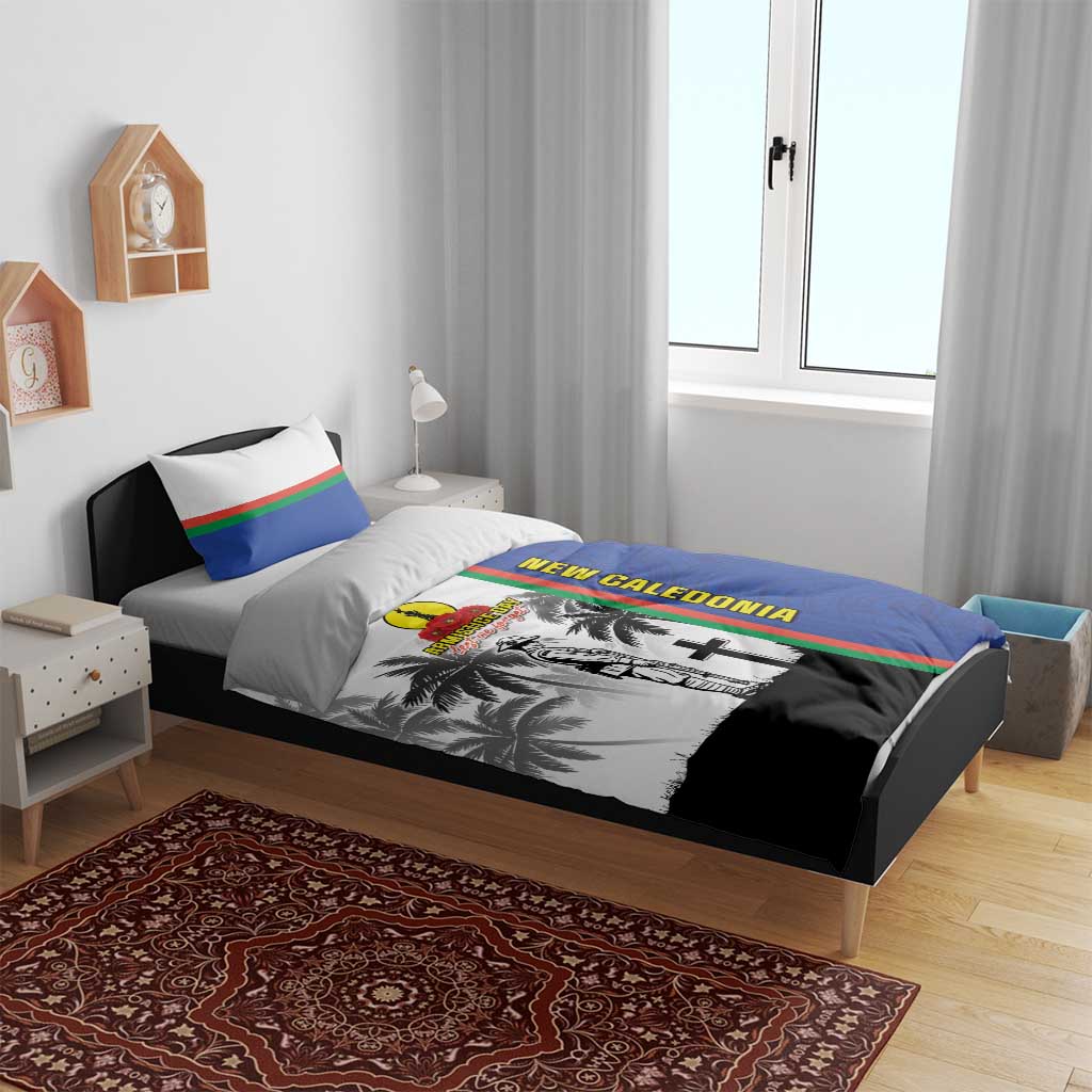 New Caledonia Armistice Day Bedding Set Lest We Forget Flag Style LT05 - Polynesian Pride