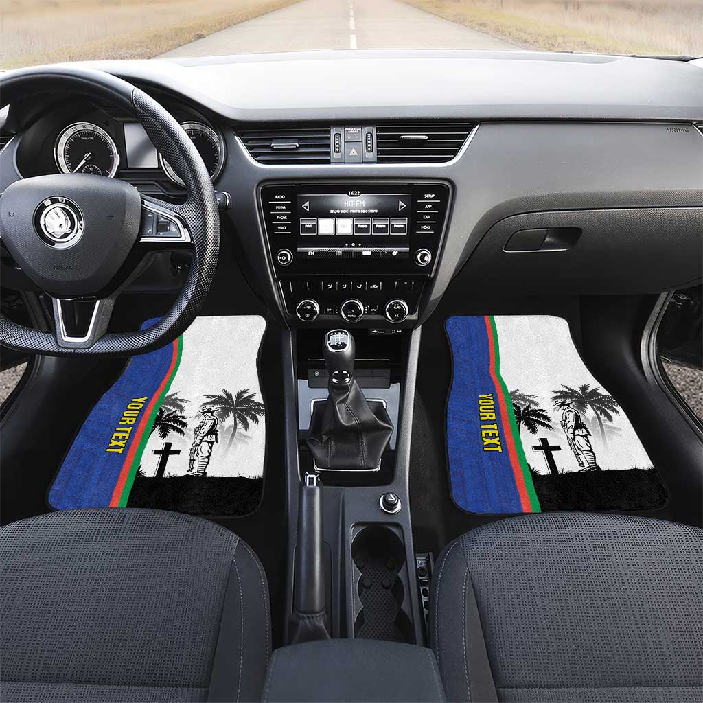 New Caledonia Armistice Day Car Mats Lest We Forget Flag Style