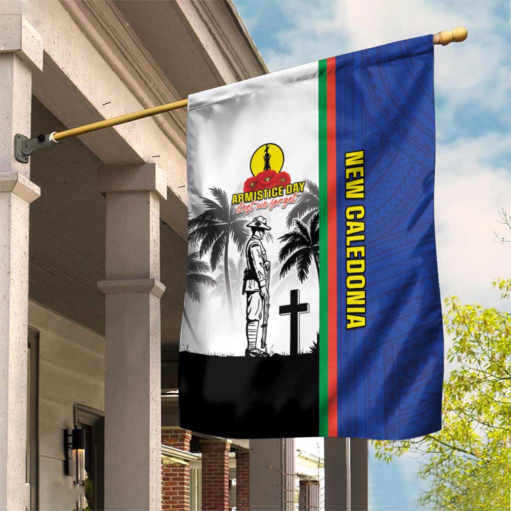 New Caledonia Armistice Day Garden Flag Lest We Forget Flag Style LT05 House Flag Navy - Polynesian Pride