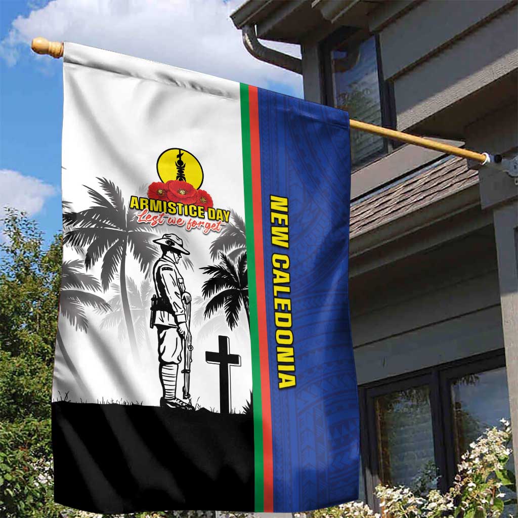 New Caledonia Armistice Day Garden Flag Lest We Forget Flag Style LT05 - Polynesian Pride