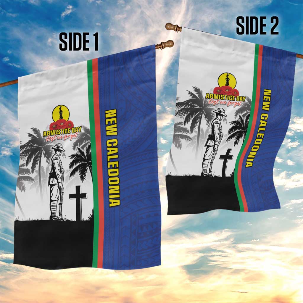 New Caledonia Armistice Day Garden Flag Lest We Forget Flag Style LT05 - Polynesian Pride