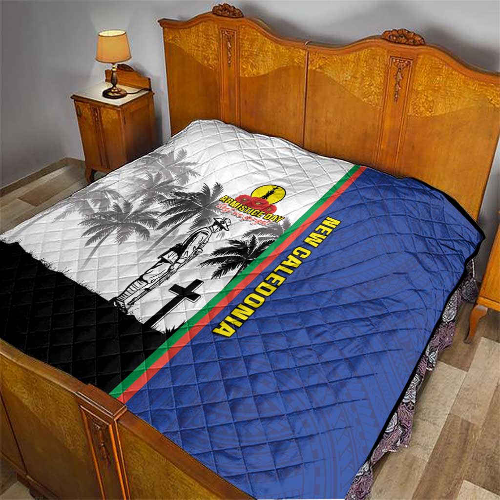 New Caledonia Armistice Day Quilt Lest We Forget Flag Style LT05 - Polynesian Pride