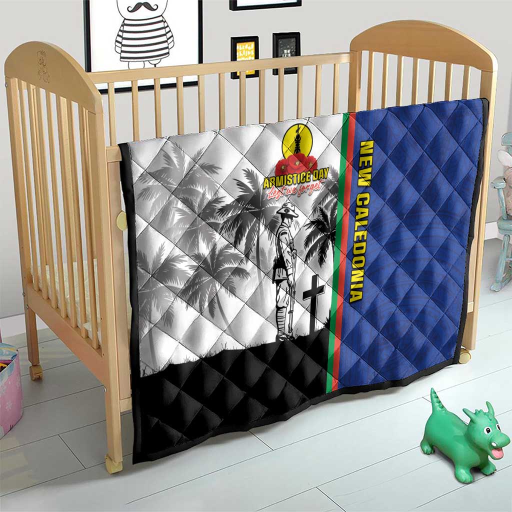 New Caledonia Armistice Day Quilt Lest We Forget Flag Style LT05 - Polynesian Pride
