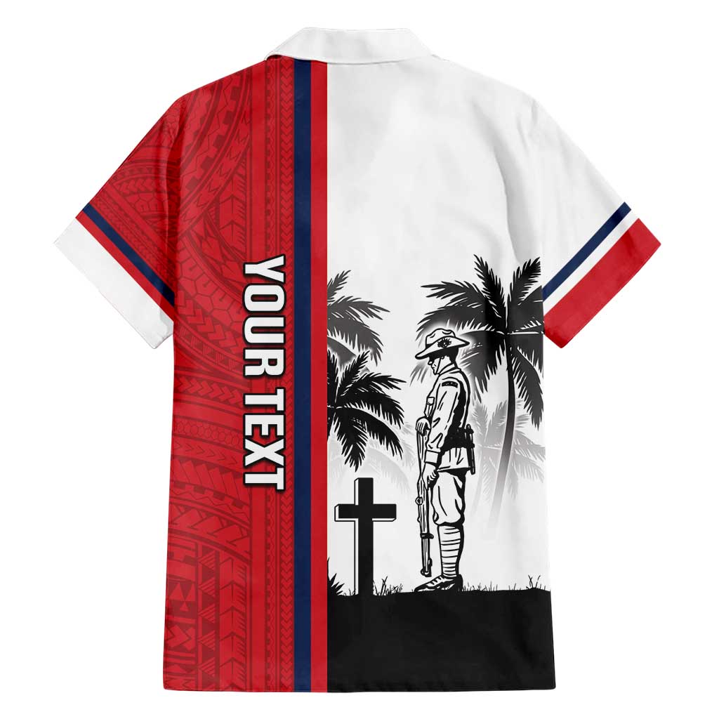 Wallis and Futuna Armistice Day Hawaiian Shirt Lest We Forget Flag Style LT05 - Polynesian Pride