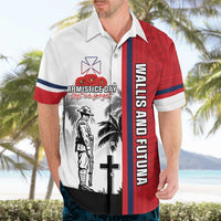Wallis and Futuna Armistice Day Hawaiian Shirt Lest We Forget Flag Style LT05 - Polynesian Pride