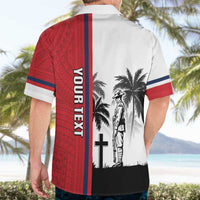 Wallis and Futuna Armistice Day Hawaiian Shirt Lest We Forget Flag Style LT05 - Polynesian Pride