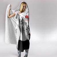 Wallis and Futuna Armistice Day Hooded Blanket Lest We Forget Flag Style