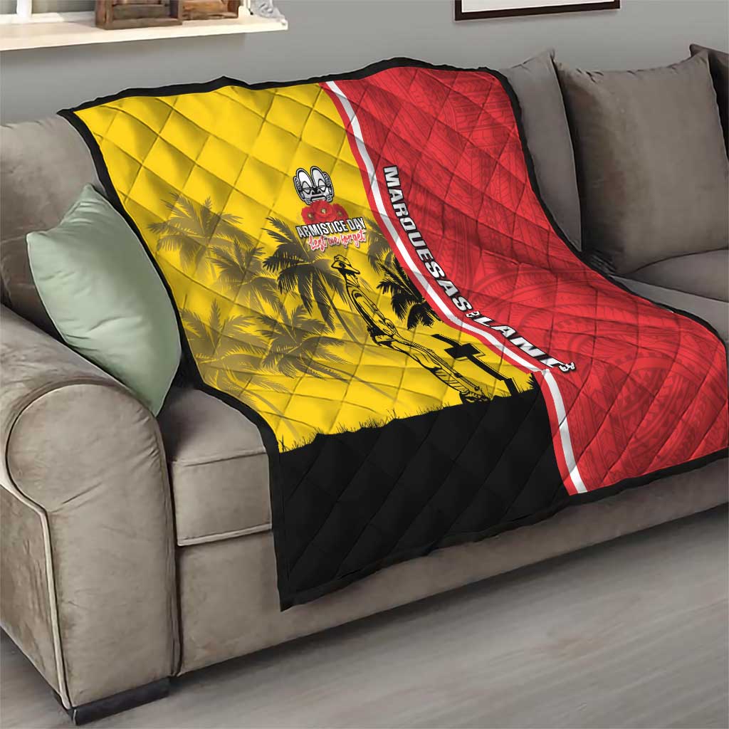 Marquesas Islands Armistice Day Quilt Lest We Forget Flag Style LT05 - Polynesian Pride