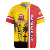 Marquesas Islands Armistice Day Rugby Jersey Lest We Forget Flag Style