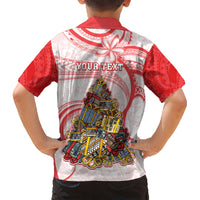 Personalized Happy Boxing Day Kid Hawaiian Shirt Polynesian Gift Boxes Christmas Tree LT05 - Polynesian Pride