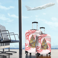 Happy Boxing Day Luggage Cover Polynesian Gift Boxes Christmas Tree LT05 - Polynesian Pride