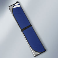Rugby Toa Samoa Auto Sun Shade Samoan Tatau Blue Version LT05 - Polynesian Pride