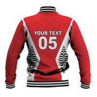 Custom 2026 Tonga Rugby XIII Baseball Jacket Sporty Style LT05 - Polynesian Pride