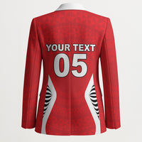 Custom 2026 Tonga Rugby XIII Blazer Sporty Style LT05 - Polynesian Pride