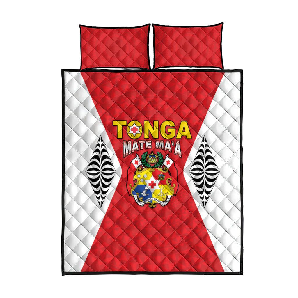 2026 Tonga Rugby XIII Quilt Bed Set Sporty Style LT05 - Polynesian Pride