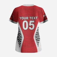 Custom 2026 Tonga Rugby XIII Scrub Top Sporty Style LT05 - Polynesian Pride