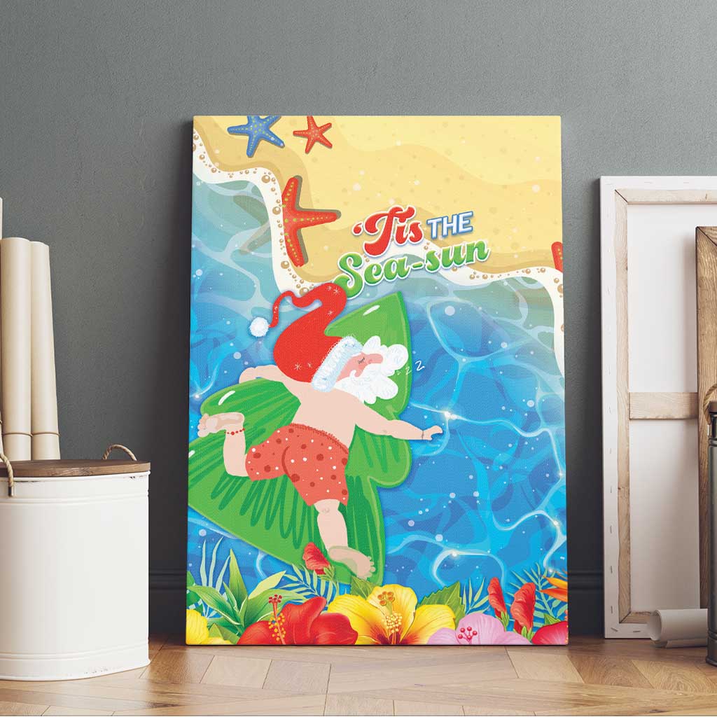 Christmas In Hawaii Canvas Wall Art Tis The Sea Sun