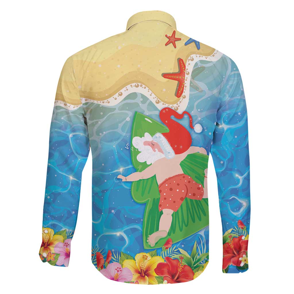 Christmas In Hawaii Family Matching Summer Maxi Dress and Hawaiian Shirt Tis The Sea Sun