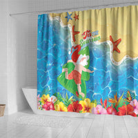 Christmas In Hawaii Shower Curtain Tis The Sea Sun