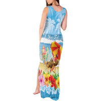 Personalised Hawaii Funny Thanksgiving Tank Maxi Dress Thankful From The Beach