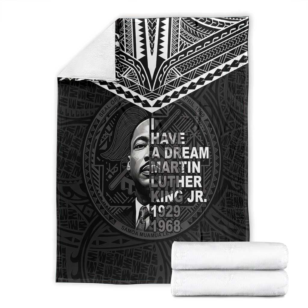 American Samoa MLK Day Blanket Polynesian Style